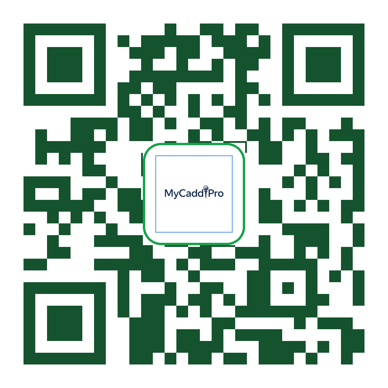 Scan to open MyCaddiPro